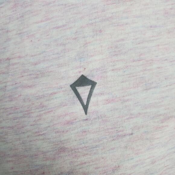 Ivivva Quiet Moments Heathered Pink  Silver Foil Strappy Tank Top Size 14 - Picture 5 of 6